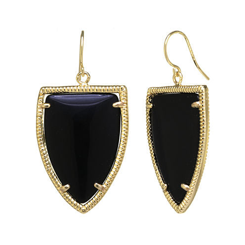 Athra Bijoux Bar Drop Earrings