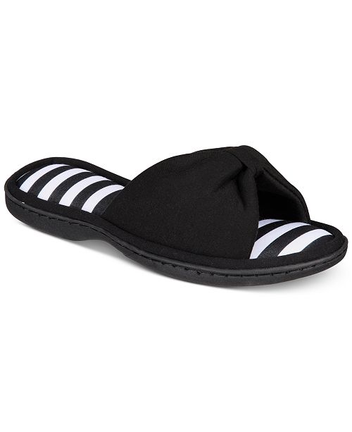 Women's Lizbeth Solid & Striped Bow Slides