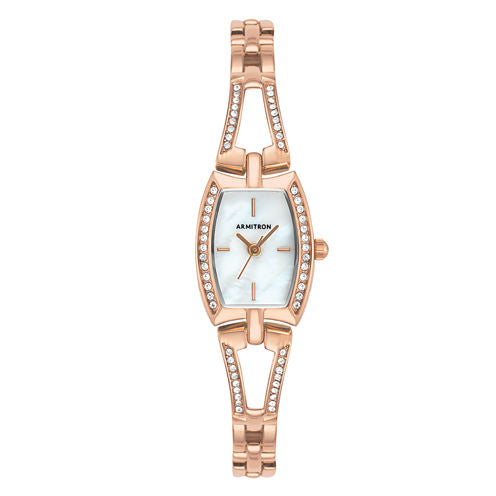 Armitron Womens Rose Goldtone Bracelet Watch-75/5502mprg