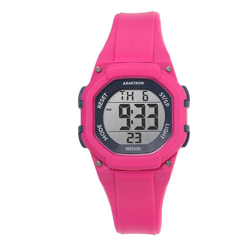 Armitron Womens Pink Strap Watch-45/7080mag