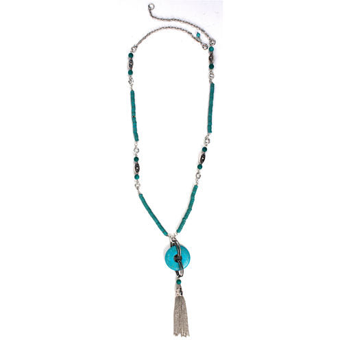 Aris by Treska Tassel Necklace