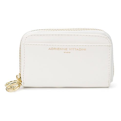 Adrienne Vittadini   Small Dual Zip Around Zip Around Wallet