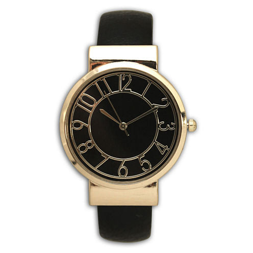 Adjustable Analog Gold Tone Womens Watch