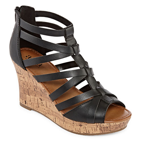 a.n.a Maxwell Womens Wedge Sandals