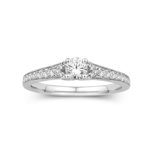 5/8 CT. T.W. 14K White Gold Diamond Ring