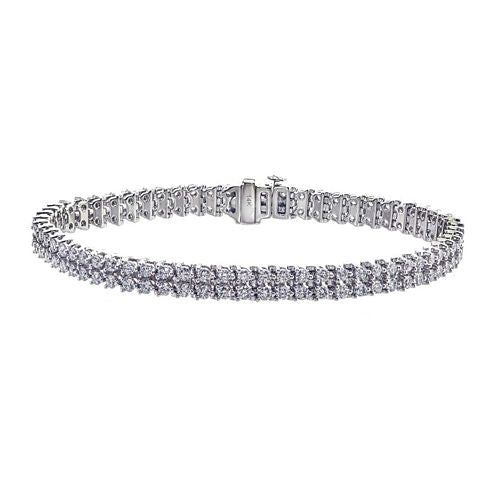 4 CT. T.W. Diamond 14k White Gold Bracelet