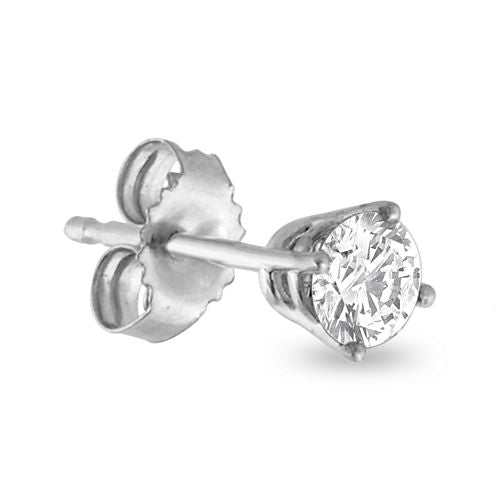 3/8 CT. T.W. Diamond 14K White Gold Single Stud Earring