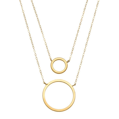 Womens 10K Gold Pendant Necklace