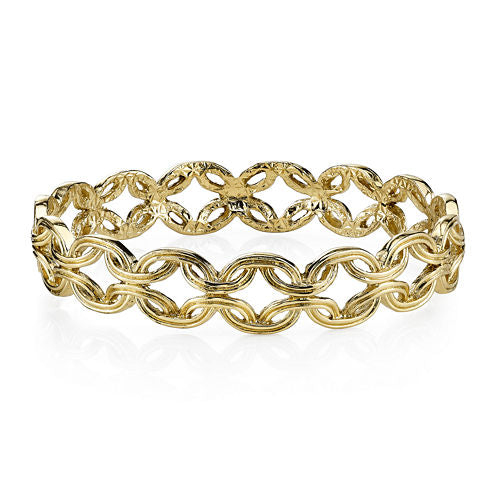 1928® Jewelry Gold-Tone Link Bangle Bracelet