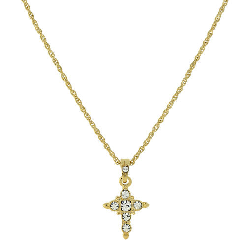 1928 Symbols Of Faith Religious Jewelry Womens Cross Pendant Necklace