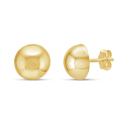 18K Gold Over Silver Stud Earrings