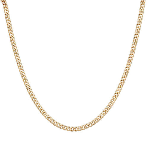 18K Gold Over Silver 18 Inch Chain Necklace