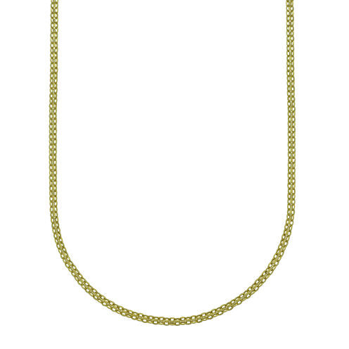 14K Yellow Gold 22" Light Bismark Chain