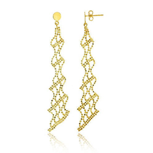 14K Gold Chandelier Earrings