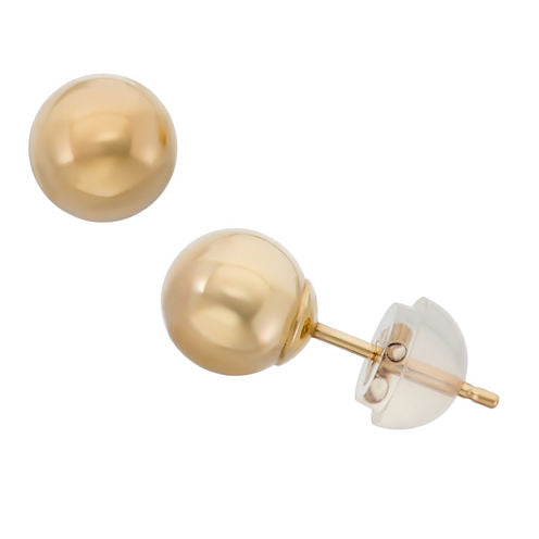 14K Gold 5mm Stud Earrings