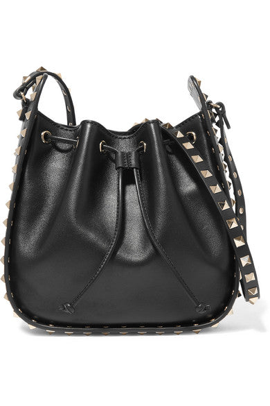 Valentino Garavani The Rockstud Bucket leather shoulder bag