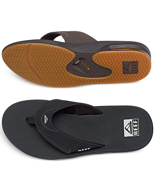 Men's Fanning Thong Sandals with Bottle Opener