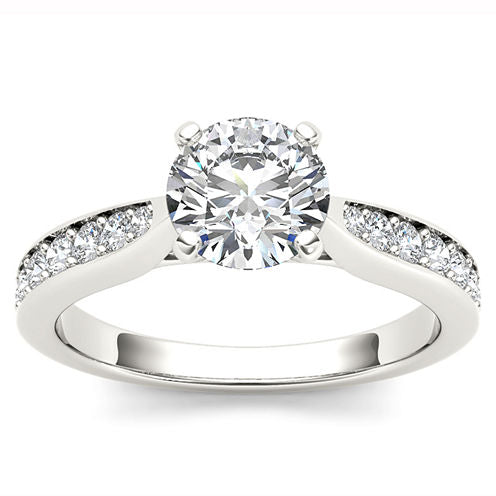 1 1/4 CT. T.W. Round White Diamond 14K Gold Engagement Ring