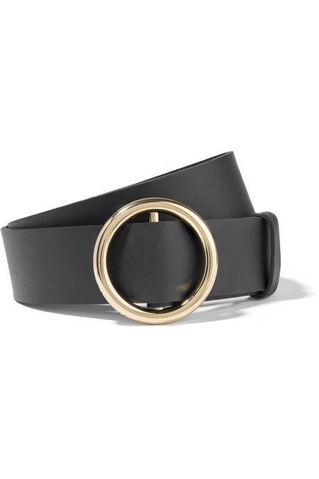 Le Circle leather belt