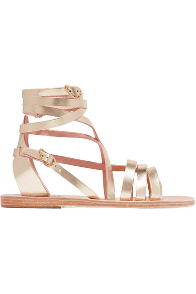 Satira metallic leather sandals