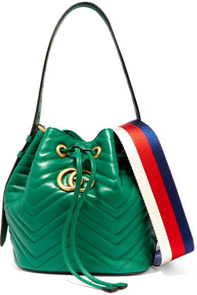 GG Marmont quilted leather bucket bag