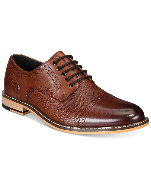 Men's Parker Cap-Toe Brogues Created for Macy's