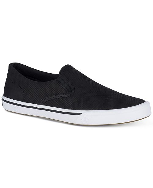 Men's Striper II Twin Gore Leather Slip-On Sneakers, Created for Macy's