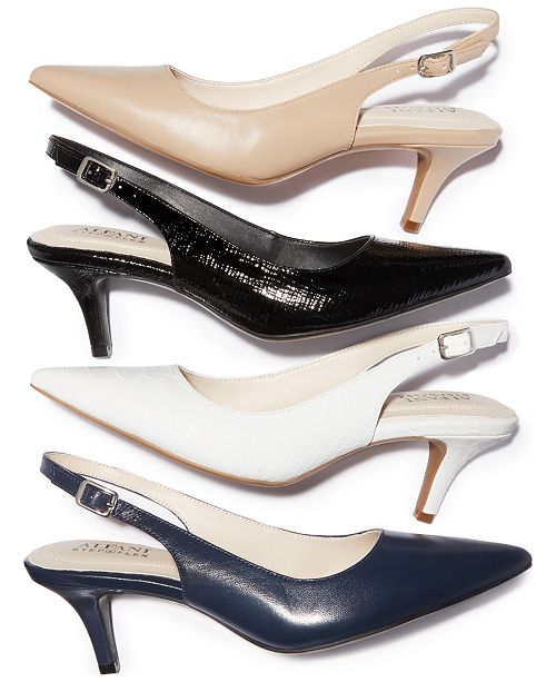 Women's Step 'N Flex Babbsy Pointed-Toe Slingback Pumps, Created for Macy's