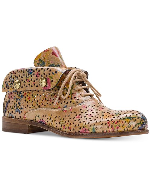 Sabrina Perforated Ankle Booties