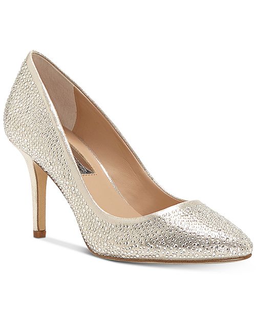 I.N.C. Women's Zitah Rhinestone Pointed Toe Pumps, Created for Macy's