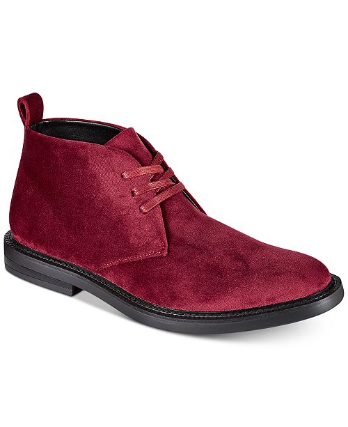 I.N.C. Men's Salem Velvet Chukka Boots, Created for Macy's