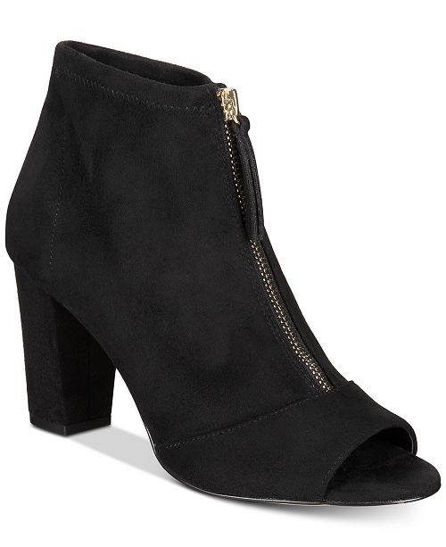 I.N.C. Kirsi Zipper Booties, Created for Macy's