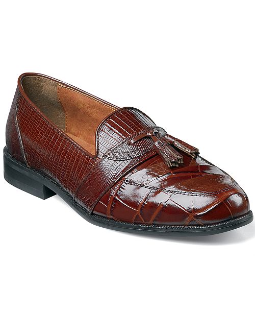 Santana Printed Tassel Loafers