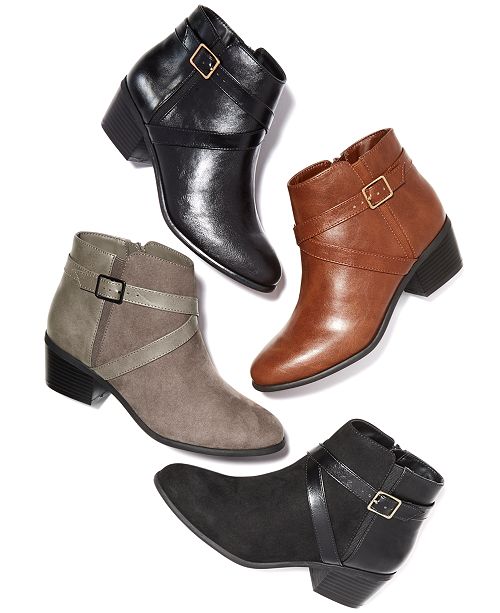 Falonn Ankle Booties, Created for Macy's