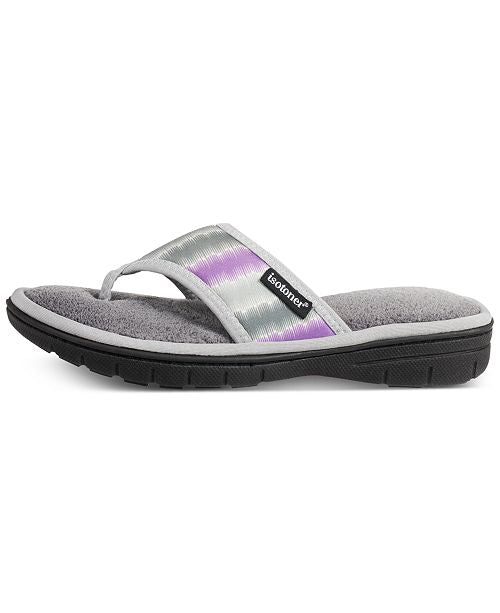 Women's Matte Satin Drew Flip-Flop with Memory Foam